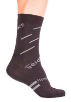 veloToze ponožky černá/šedá L/XL