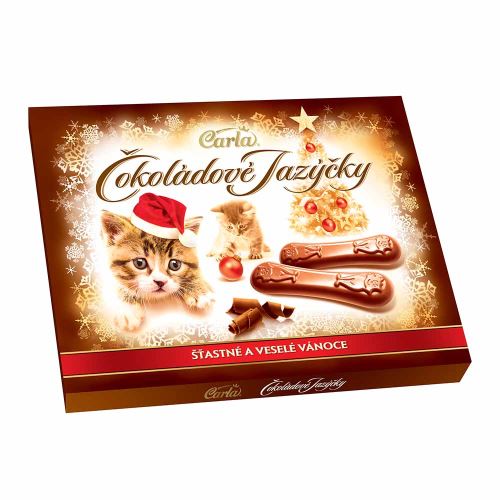 Čokoládové jazýčky mléčné 100 g